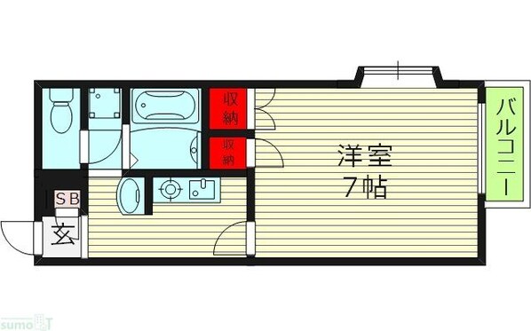 プレジール鶴見の物件間取画像